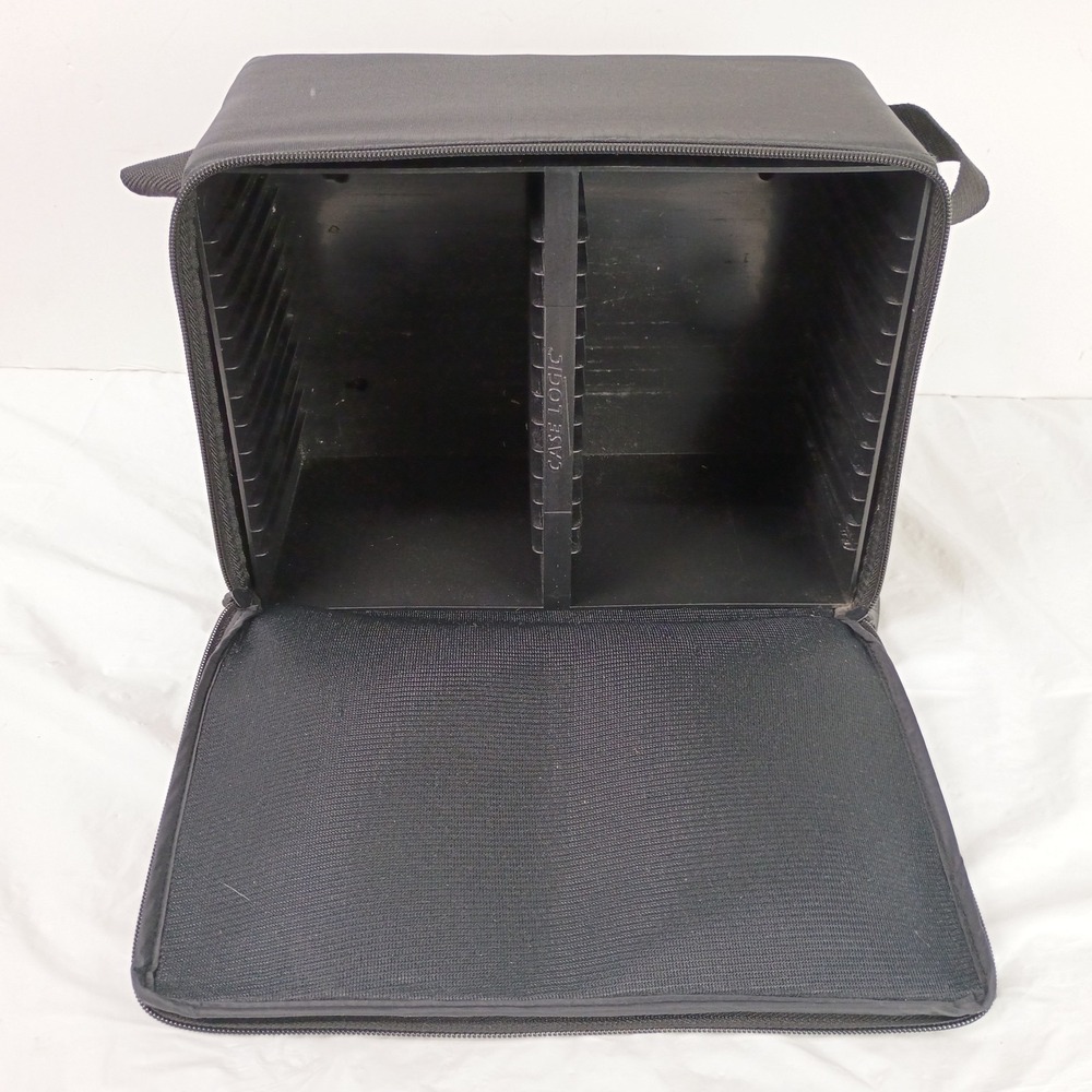 Case Logic CD Media Carry Storage Travel Bag Strap Black 30 Disc Capacity - Picture 8 of 14